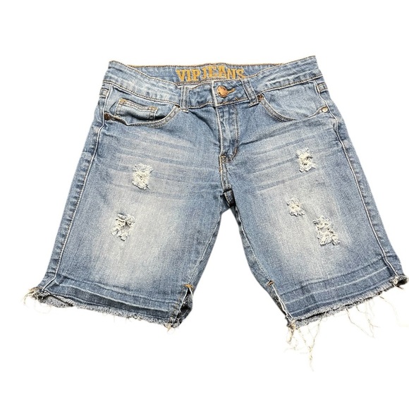 VIP Pants - VIP Women's Distressed Jean Shorts